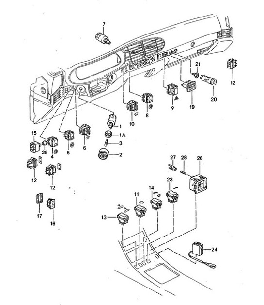 Diagram 903-000 Porsche 911 & 912 (1965-1989) Electrical equipment