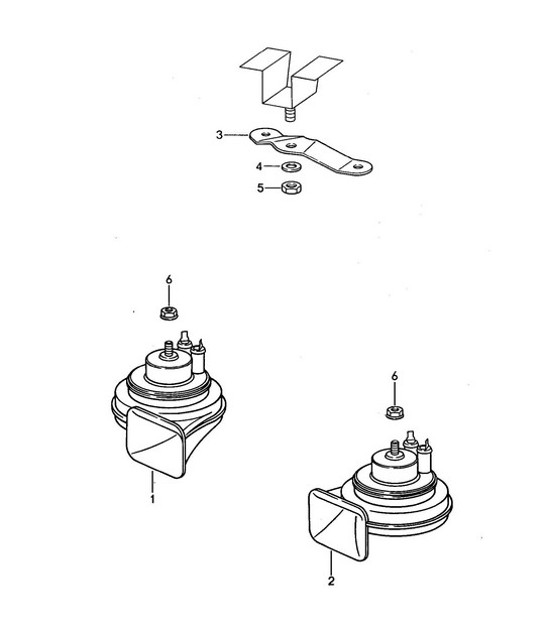 Diagram 903-010 Porsche Macan (95B) MK1 (2014-2018) Electrical equipment