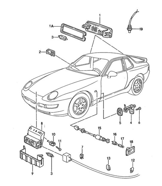 Diagram 905-020 Porsche 992 (911) MK1 2019-2024 Electrical equipment