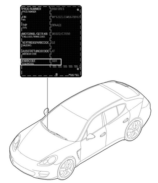 Diagram 004-000 Porsche 997 MK1 Carrera 4 3.6L 2005-08 Accessories & others 