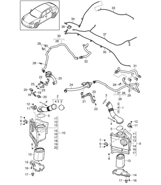 Diagram 106-005 Porsche 944 (1982-1991) 