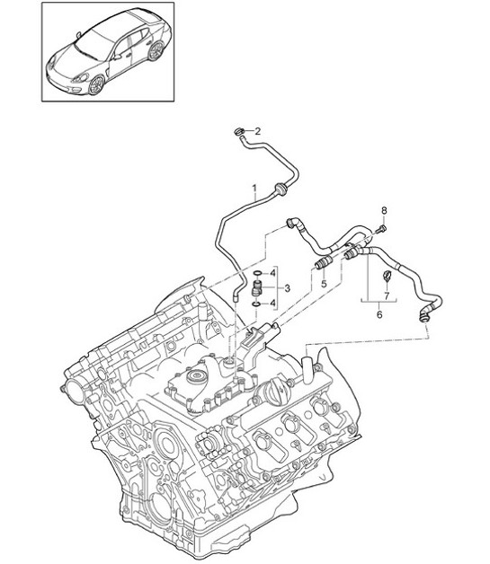 Diagram 107-024 Porsche 944 (1982-1991) 