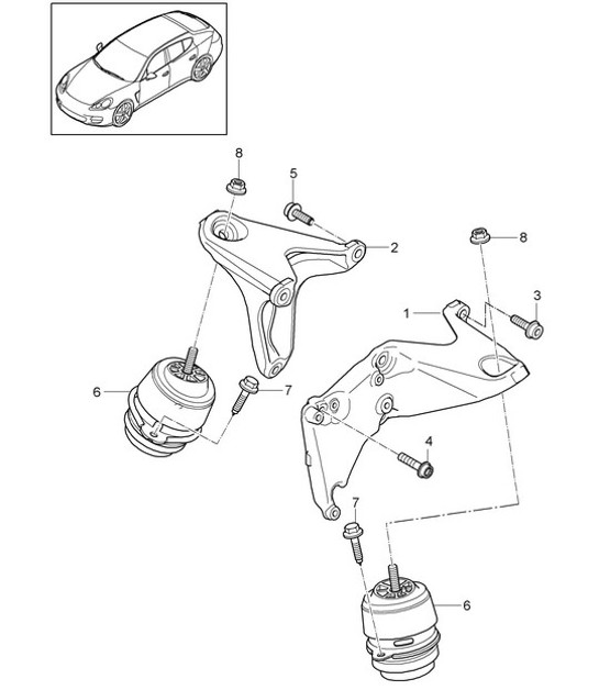 Diagram 109-060 Porsche Cayman 718C (982C) 2017>> Engine