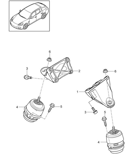 Diagram 109-070 Porsche Cayman 718C (982C) 2017>> Engine