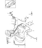 Fuel System, Exhaust System Panamera 970 MK1 (2009-2013)