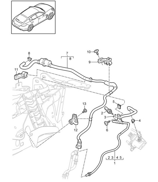 Diagram 201-032 Porsche Taycan (9J1) MK2 2024>> 