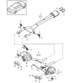 Fuel System, Exhaust System Panamera 970 MK2 (2014-2016)