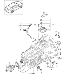 Replacement transmission / Manual gearbox / Individual parts (Model: G7000) Panamera 970 (G1) 2011-13