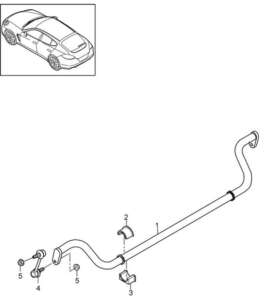 Diagram 402-010 Porsche 997 (911) MK1 2005-2008 Front Axle, Steering 