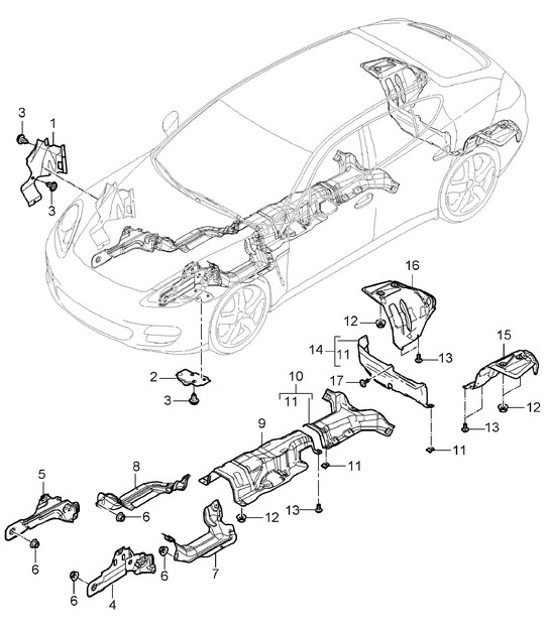 Diagram 801-072 Porsche Macan (95B) MK1 (2014-2018) Body