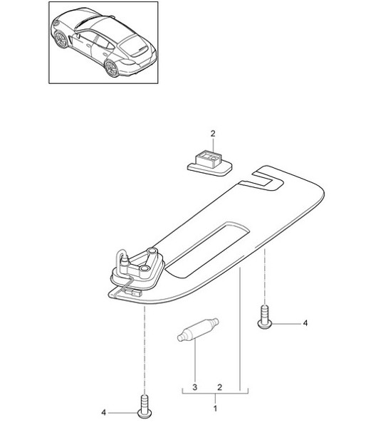Diagram 807-018 Porsche 991 (911) MK1 2012-2016 Body