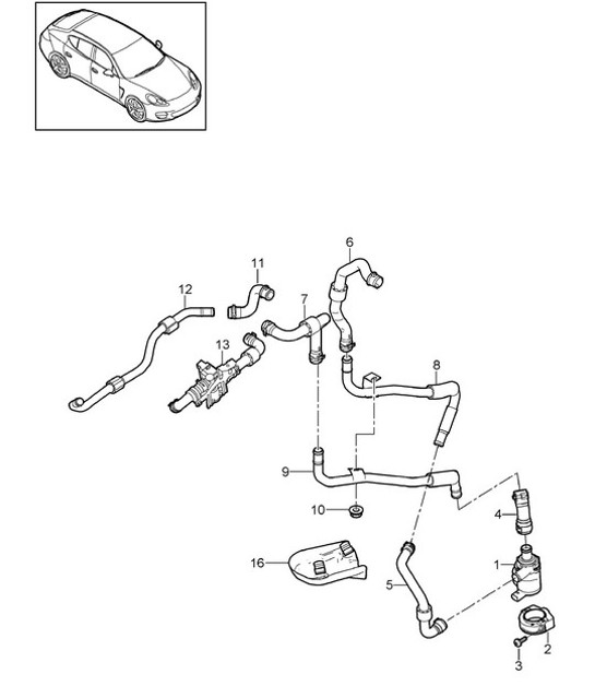 Diagram 813-000 Porsche 928 (1978-1995) 