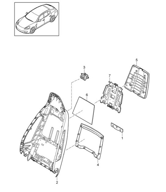 Diagram 817-005 Porsche Macan (95B) MK1 (2014-2018) Body