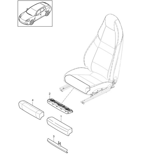 Diagram 817-024 Porsche Macan (95B) MK1 (2014-2018) Body
