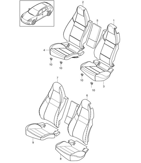 Diagram 817-040 Porsche Cayman 718C (982C) 2017>> Body