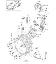 Hybrid / Electric motor for Driving mechanism Panamera 970 (G1) HYBRID 3.0L 2012-16