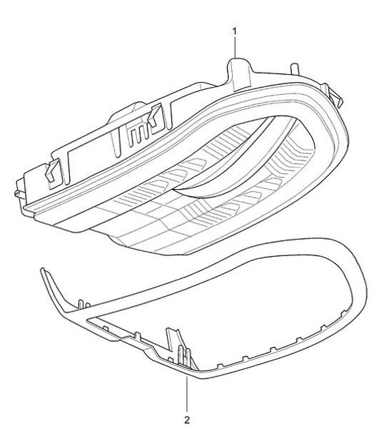 Diagram 903-007 Porsche Cayman 718C (982C) 2017>> Electrical equipment