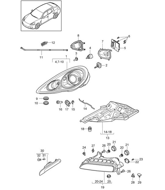 Diagram 905-002 Porsche Macan (95B) MK3 2022>> 
