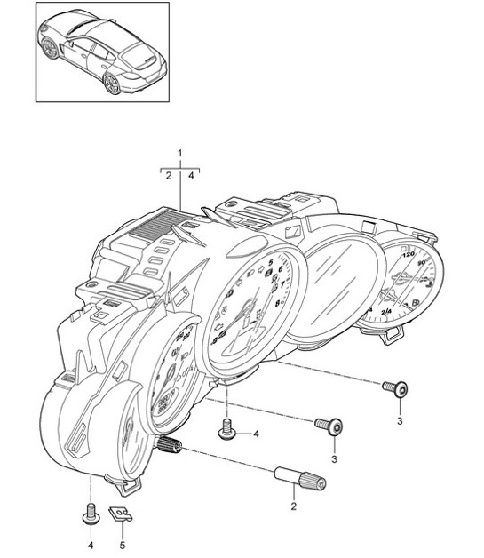 Diagram 906-002 Porsche Macan (95B) MK1 (2014-2018) Electrical equipment