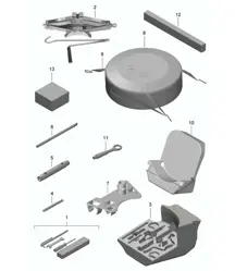Tool jack 981 Boxster / Boxster S 2012-16