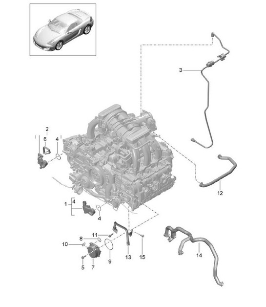 Diagram 104-010 Porsche 911 & 912 (1965-1989) Engine