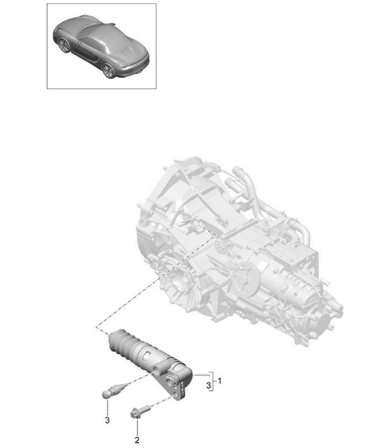 Diagram 301-005 Porsche Cayman 987C / 981C (2005-2016) Transmission