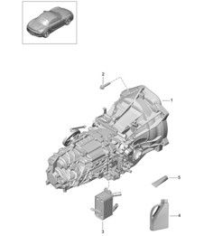 Manual gearbox / Replacement transmission (Model: G8100,G8120) 981 Boxster / Boxster S 2012-16