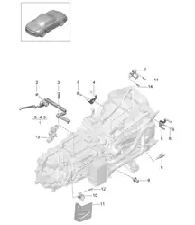 Manual gearbox / Individual parts (Model: G8100,G8120) 981 Boxster / Boxster S 2012-16