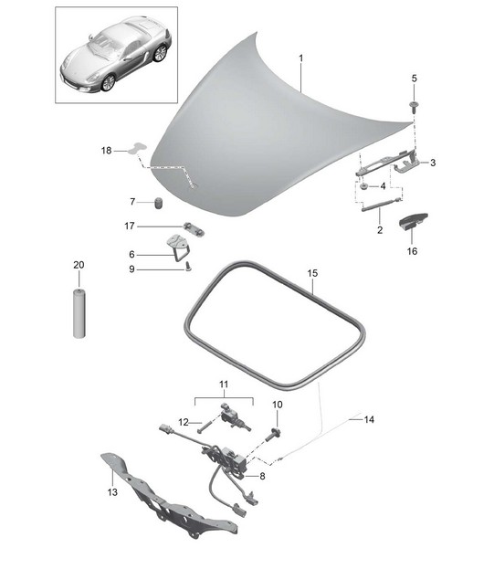 Cover - FRONT - 981 Boxster / Boxster S 2012-16