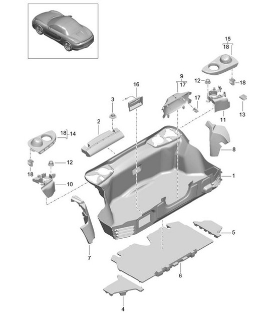 Diagram 807-005 Porsche Panamera 971 MK1 (2017-2020) 