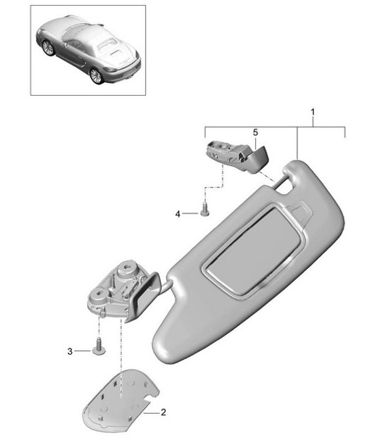 Diagram 807-065 Porsche Macan (95B) MK1 (2014-2018) Body