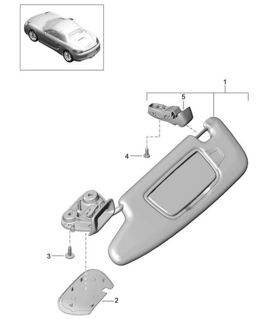 Diagram 807-067 Porsche Boxster 718 (982) 2017>> Body