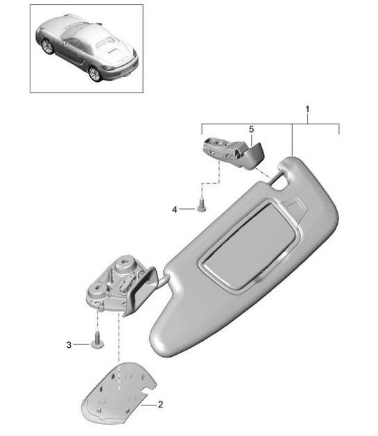 Diagram 807-068 Porsche 997 (911) MK1 2005-2008 Body