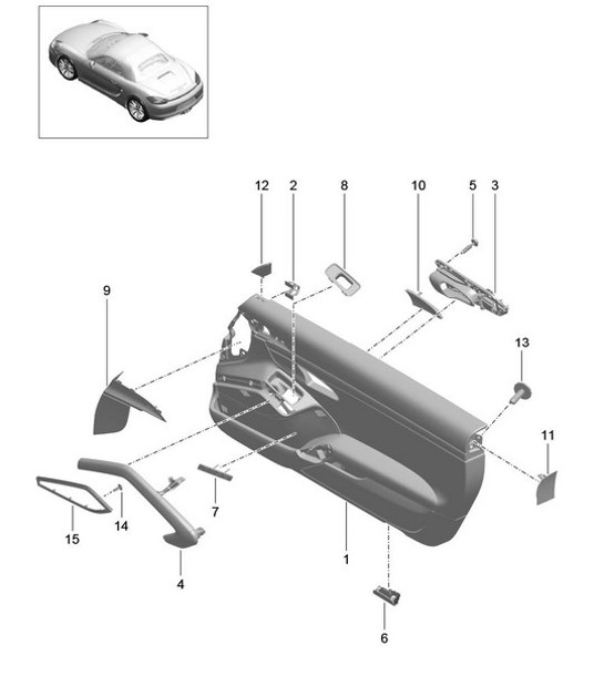Diagram 808-065 Porsche Macan (95B) MK1 (2014-2018) Body