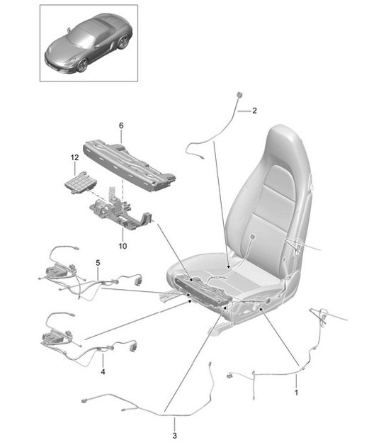 Diagram 817-010 Porsche Macan (95B) MK1 (2014-2018) Body