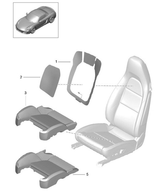 Diagram 817-012 Porsche Macan (95B) MK1 (2014-2018) Body