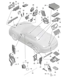 Control units 981 Boxster / Boxster S 2012-16