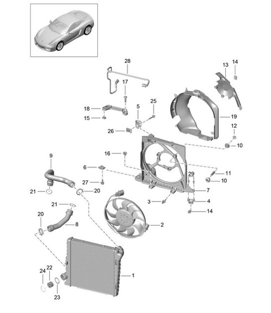 Diagram 105-015 Porsche Panamera V6 3.6L 2WD (310 CV) 