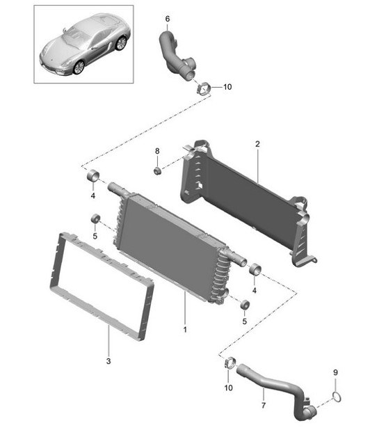 Diagram 105-017 Porsche 997 (911) MK1 2005-2008 Engine