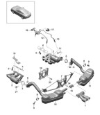 Fuel System, Exhaust System Cayman 987C / 981C (2005-2016)