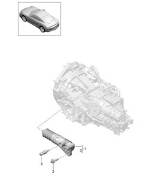 Clutch release / Clutch slave cylinder (Model: G8100,G8120) 981C Cayman / Cayman S 2014-16