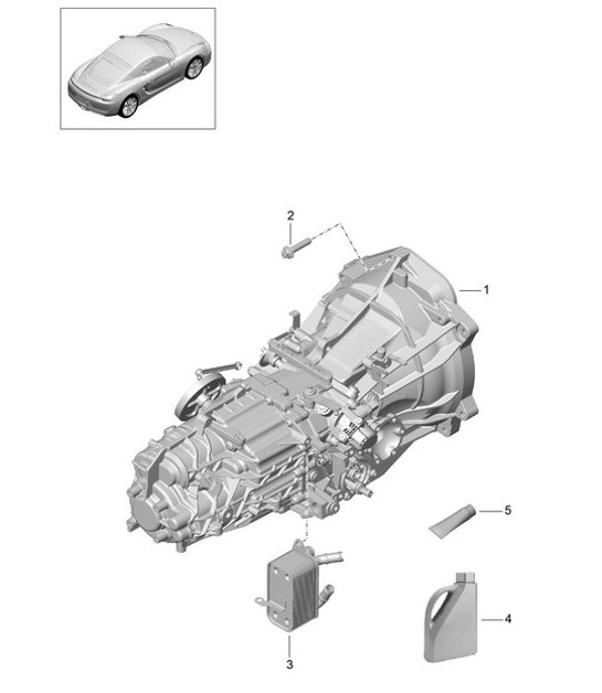 Diagram 302-000 Porsche Macan (95B) MK1 (2014-2018) Transmission
