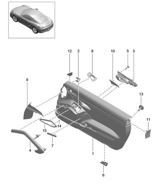 Diagram 808-006 Porsche Macan (95B) MK1 (2014-2018) Body