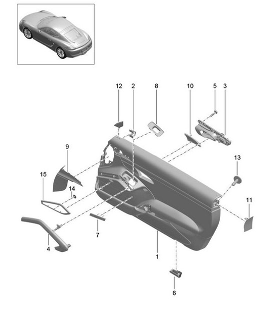 Diagram 808-095 Porsche 911 & 912 (1965-1989) Body