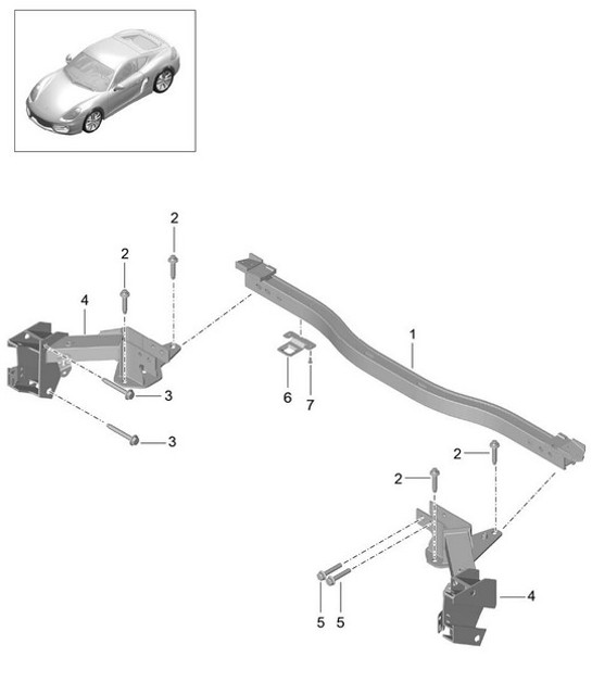 Diagram 812-005 Porsche Macan (95B) MK1 (2014-2018) Body