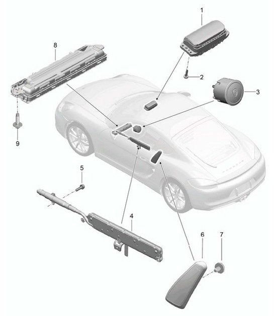 Diagram 812-050 Porsche Cayman 718C (982C) 2017>> Body