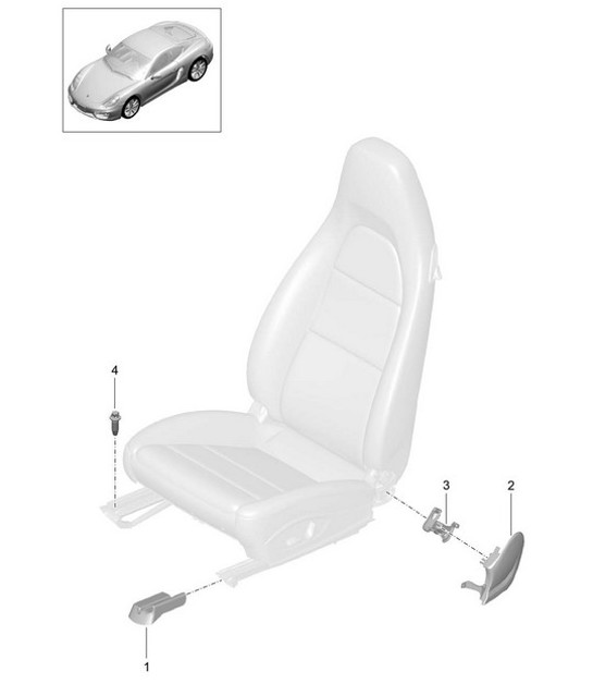 Diagram 817-000 Porsche 991 (911) MK2 2016-2019 Body