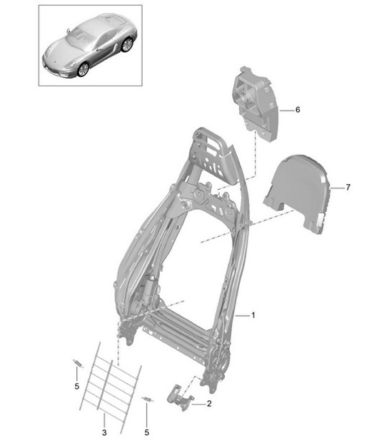 Diagram 817-006 Porsche 992 (911) MK1 2019-2024 Body