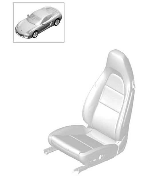 Diagram 817-012 Porsche 991 (911) MK2 2016-2019 Body