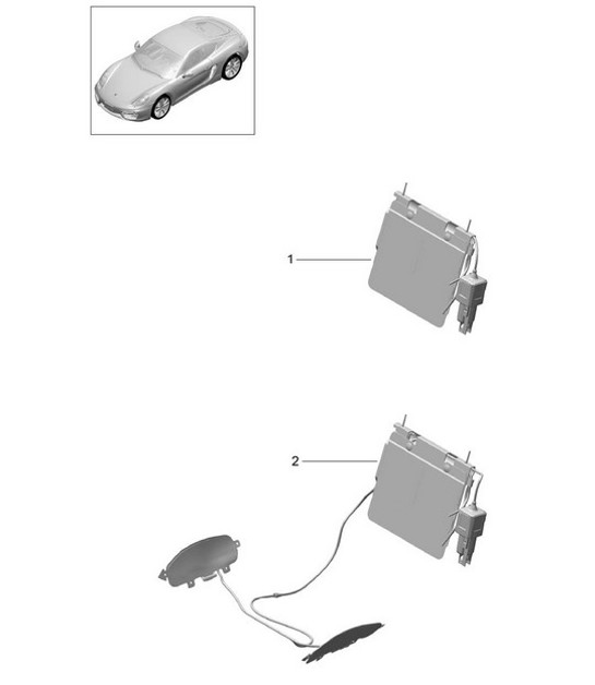 Diagram 817-022 Porsche 997 (911) MK1 2005-2008 Body